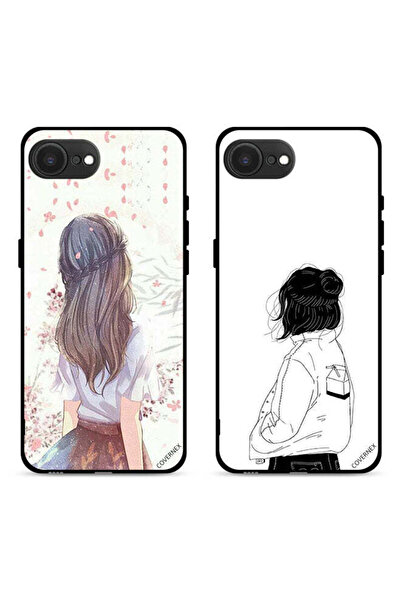 Covernex حافظتان واقيتان لهاتف Apple iPhone 16e، فتاة لطيفة في تفكير عميق