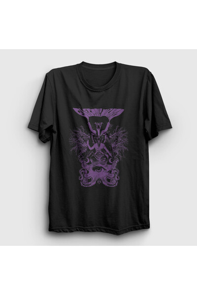 Presmono تي شيرت أسود للجنسين من Baphomet Electric Wizard 552901tt