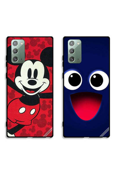 Covernex حافظتان لهاتف سامسونج جالكسي نوت 20، أغطية حماية برسومات ابتسامة سعي...