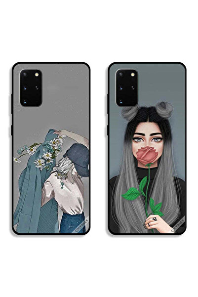 Covernex حافظتان واقيتان لهاتف سامسونج جالكسي S20 بلس بتصميم فتاة ترتدي معطفً...