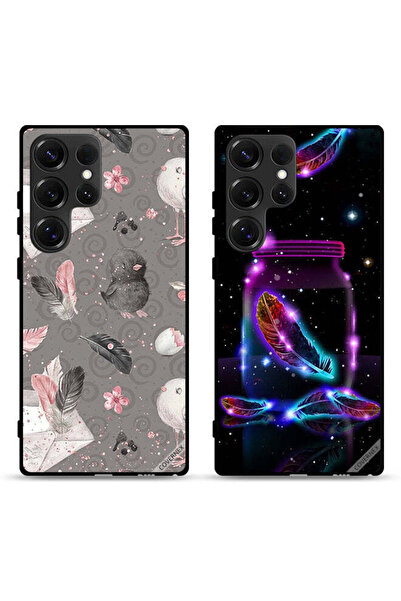 Covernex حافظتان لهاتف سامسونج جالاكسي S25 ألترا 5G، أغطية حماية من ريش الدجا...