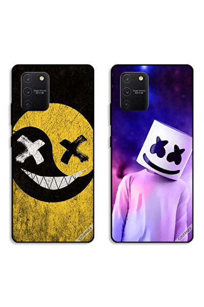 Covernex حافظتان لهاتف سامسونج جالاكسي S10 لايت بغطاءين واقيين برأس مارشميلو ...