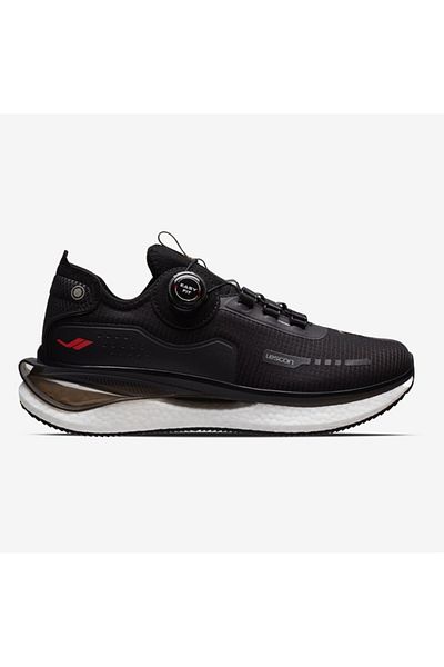 Lescon Scroll 3 A-Shock Black White Smart (Reel Laced) Men's Daily Walking Sports Shoes