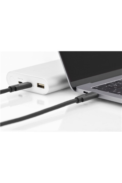 Digitus Cablu USB-C Digitus, 1m, Negru, Gen 2, 10Gbps