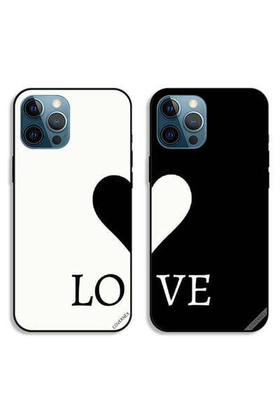 Covernex حافظتان واقيتان لهاتف Apple iPhone 12 Pro، أغطية خلفية بتصميم زوجين ...