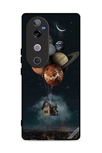 Covernex Vivo V40 5G Protective Case Cover Balloon Planets Takes Home
