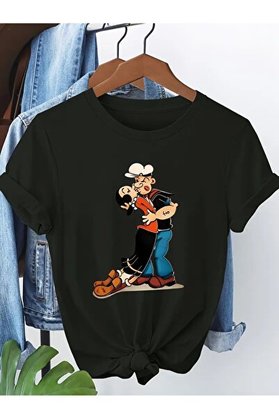 CLASİVA Summer Season Product Stylish Modern Design Popeye Printed Women's Un...