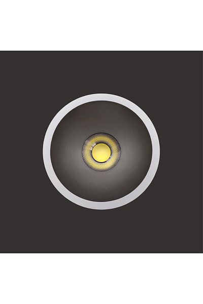 alberta LED Downlight 15W - 4000K - 36° Diffusion Angle - 100mm Cut-Out Area - Black - +CRI95