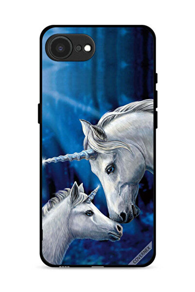 Covernex غطاء حماية لجهاز Apple iPhone 16e - محب وحيد القرن - طفل وحيد القرن