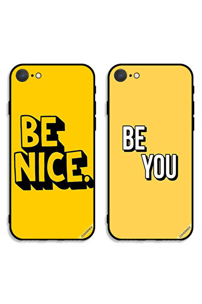 Covernex حافظتان واقيتان لهاتف Apple iPhone 7 - كن لطيفًا وكن أنت