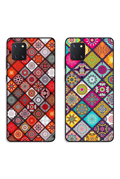 Covernex حافظتان لهاتف سامسونج جالكسي نوت 10 لايت، أغطية حماية بتصميم ماندالا...