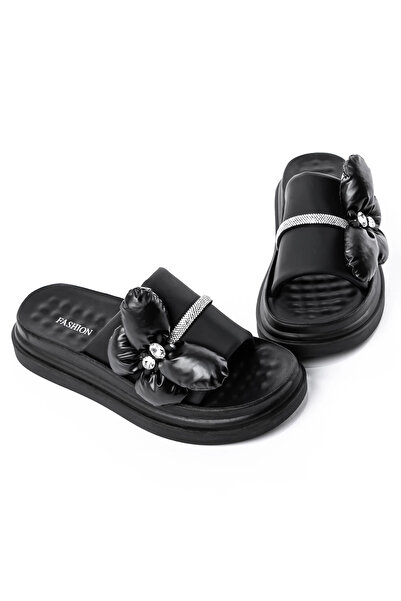 FASHION Women's Slippers with Low Sole 8899-10 Black |