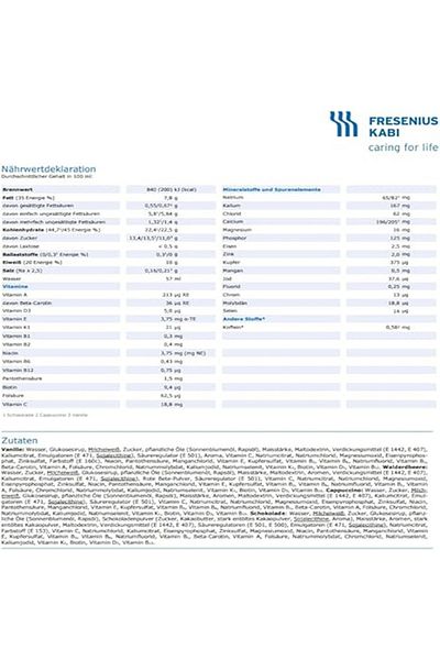 FRESENIUS KABI FRESUBIN 2KCAL CREME 125GM