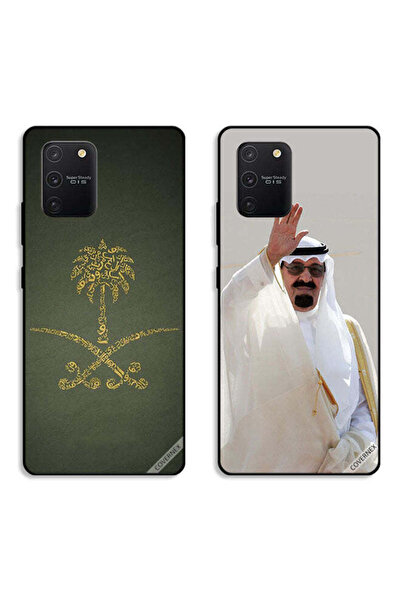 Covernex حافظتان لهاتف سامسونج جالكسي S10 لايت بغطاءين واقيين يحملان شعار الم...