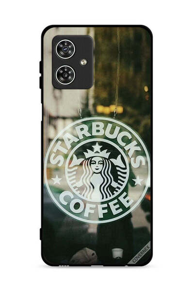 Covernex غطاء حماية لهاتف موتورولا موتو جي 54 5G - ستاربكس كوفي لوف