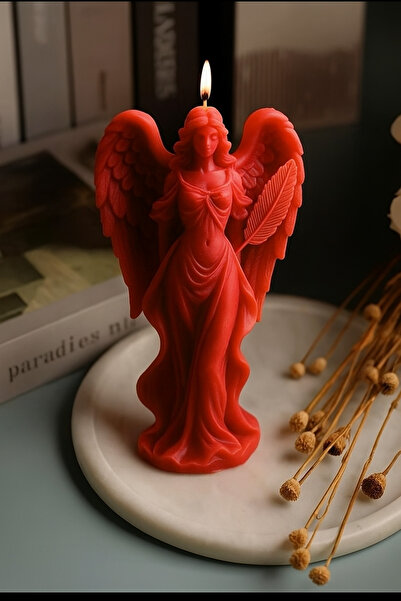 AresMumAtölyesi DEKORATİF HEDİYELİK MELEK KANATLI KADIN ŞEKLİNDE ÇİÇEK KOKULU...