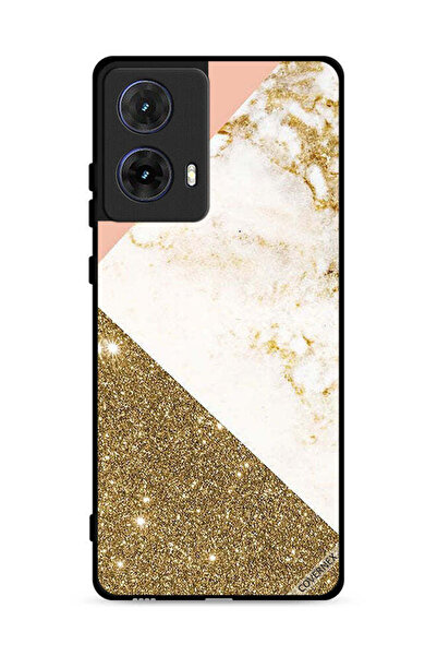 Covernex غطاء حماية لهاتف موتورولا موتو جي 85 5G بنقشة لامعة ورخامية