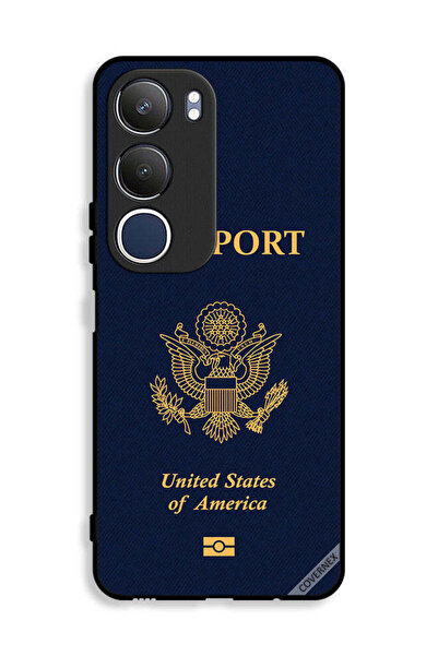 Covernex Vivo Y19s 4G Protective Case Cover Usa Passport Pattern