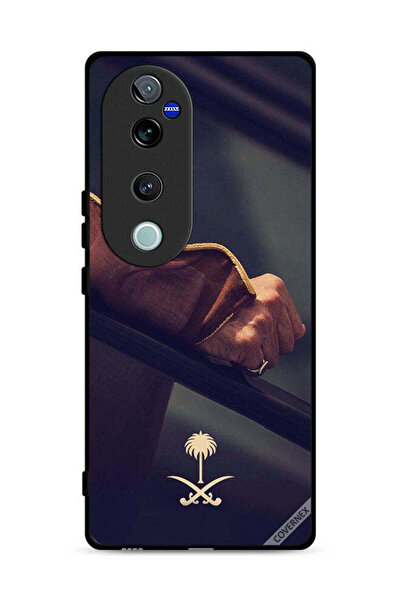 Covernex غطاء حماية فيفو S19 برو 5G مع شعار المملكة العربية السعودية