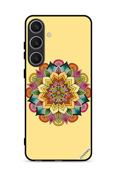 Covernex غطاء حماية لهاتف سامسونج جالكسي S25 بنمط ماندالا دائري