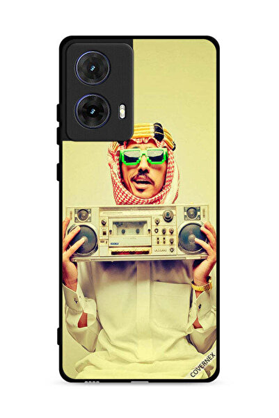 Covernex غطاء حماية لهاتف موتورولا موتو جي 85 5G يحمل جهاز موسيقى عتيق