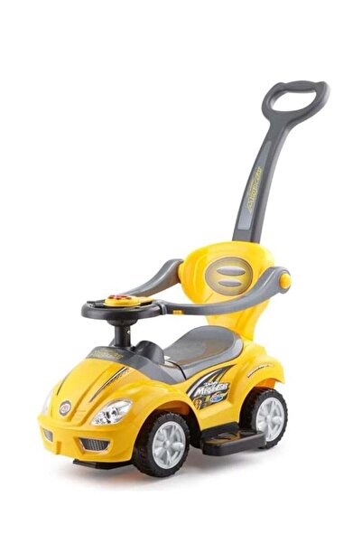 Generic 3-in-1 Ride-On Activity Toy with Push Handle and Musical Steering Wheel