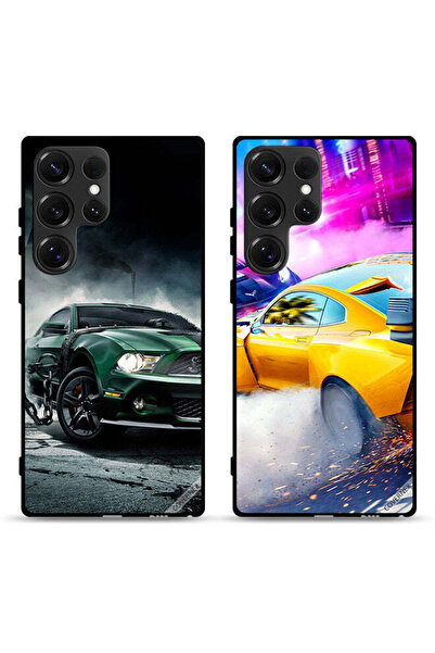 Covernex حافظتان لهاتف سامسونج جالاكسي S25 ألترا 5G بأغطية حماية بتصميم سيارة...