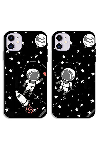 Covernex حافظتان لهاتف Apple iPhone 12، أغطية حماية، رائد فضاء، كوكب، قلب، غط...