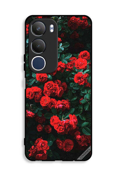 Covernex غطاء حماية لهاتف Vivo Y19s 4G بتصميم حديقة الورود