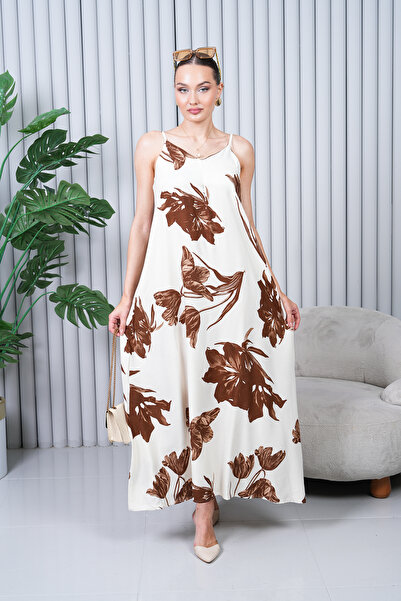 NAVY Ολόσωμο φόρεμα από βισκόζη με πιέτες και τιράντες