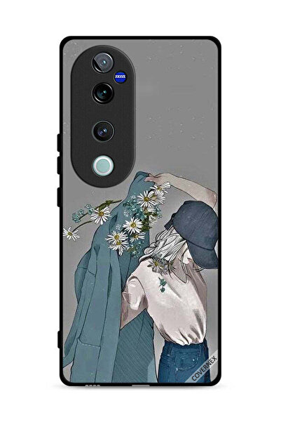 Covernex غطاء حماية لهاتف Vivo S19 Pro 5G بتصميم فتاة ترتدي معطفًا