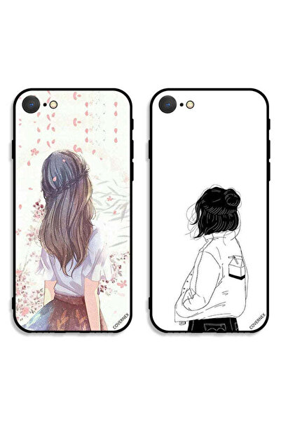 Covernex حافظتان واقيتان لهاتف Apple iPhone SE (2020) مع أغطية حماية لفتاة لط...