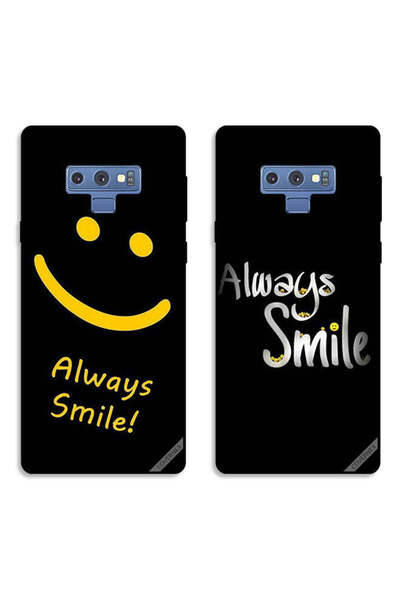 Covernex حافظتان لهاتف سامسونج جالكسي نوت 9 - أغطية حماية - ابتسم دائمًا