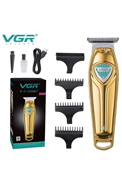 divendi-ro Mașină de tuns profesională VGR V9111, fără fir, portabilă, cu 4 distanțiere, perie de curățare și ulei