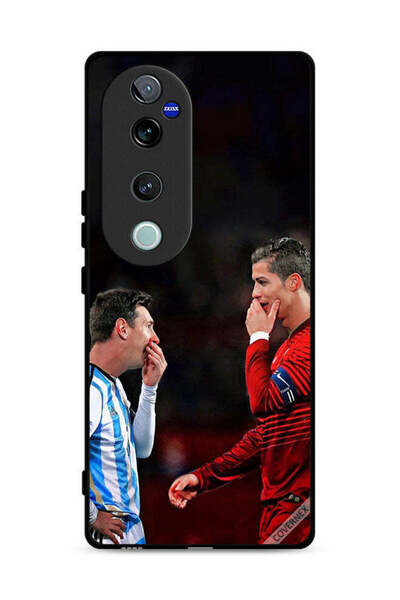 Covernex غطاء حماية لهاتف Vivo V40 Pro 5G رونالدو وميسي في إطار واحد