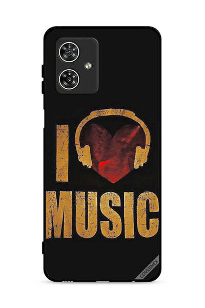 Covernex غطاء حماية لهاتف موتورولا موتو جي 54 5 جي - أنا أحب الموسيقى