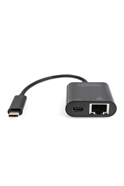 Digitus Adaptor Ethernet USB-C Gigabit Negru