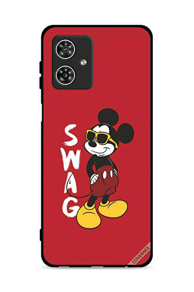 Covernex غطاء حماية لهاتف موتورولا موتو جي 54 5G بتصميم ميكي ماوس من Swag