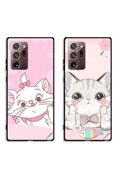 Covernex حافظتان لهاتف سامسونج جالكسي نوت 20 ألترا، أغطية واقية بتصميم قطة وس...