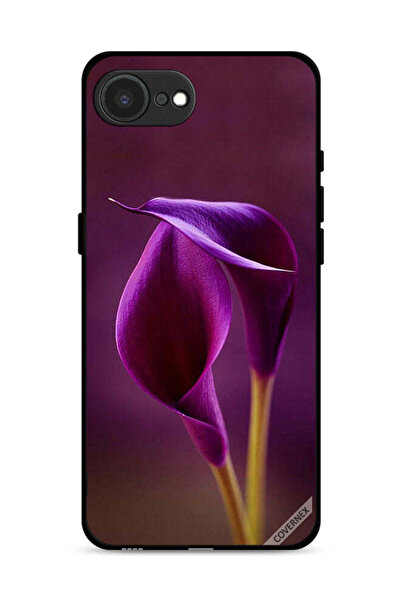 Covernex غطاء حماية لجهاز Apple iPhone 16e بزهرتين جميلتين