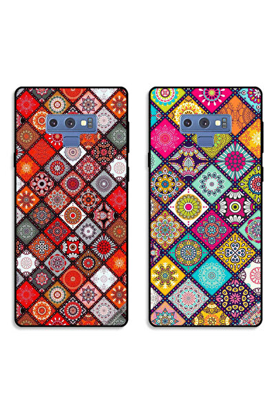 Covernex حافظتان لهاتف سامسونج جالكسي نوت 9، أغطية حماية بتصميم ماندالا وشكل ...