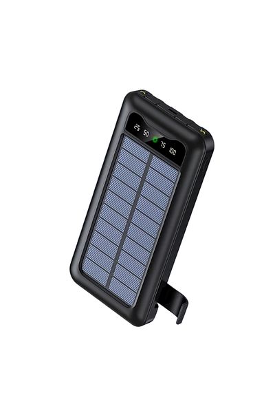 OEM 10000mAh Solar Power Bank | 15-18W Fast Charging, LED Flashlight, Phone Holder
