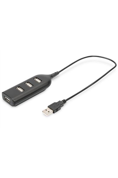Digitus Hub USB 2.0 Digitus, 4 Porturi, Viteză 480Mbps