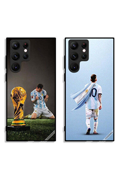 Covernex حافظتان لهاتف سامسونج جالاكسي S22 ألترا 5G، أغطية حماية ليو ميسي وكأ...