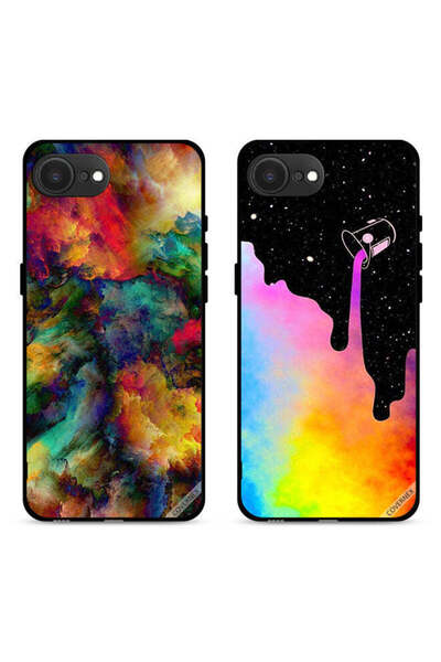 Covernex حافظتان واقيتان لهاتف Apple iPhone 16e بألوان عتيقة وتلوين السماء