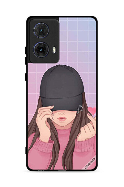 Covernex غطاء حماية لهاتف موتورولا موتو جي 85 5G - قبعة سناب لوف جيرل