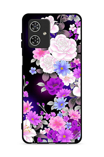 Covernex غطاء حماية لهاتف موتورولا موتو جي 54 5G بمزيج من الزهور
