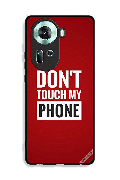 Covernex غطاء حماية لهاتف Oppo Reno11 5G بعبارة "لا تلمس هاتفي"