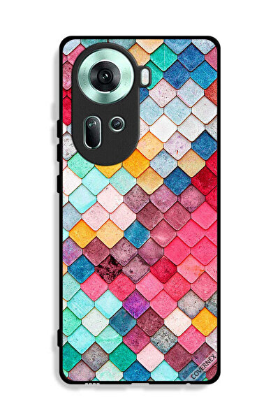 Covernex غطاء حماية لهاتف Oppo Reno11 5G بنمط مربع ماسي