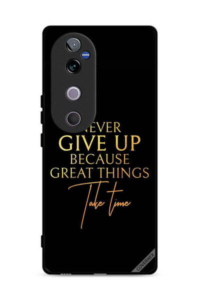 Covernex غطاء حماية لهاتف Vivo V40 5G لا تستسلم أبدًا لأن الأشياء العظيمة تست...